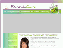 Tablet Screenshot of formulacare.com